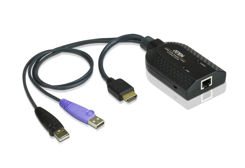 Кабель-адаптер, з RJ-45 на KVM USB HDMI, Virtual Media