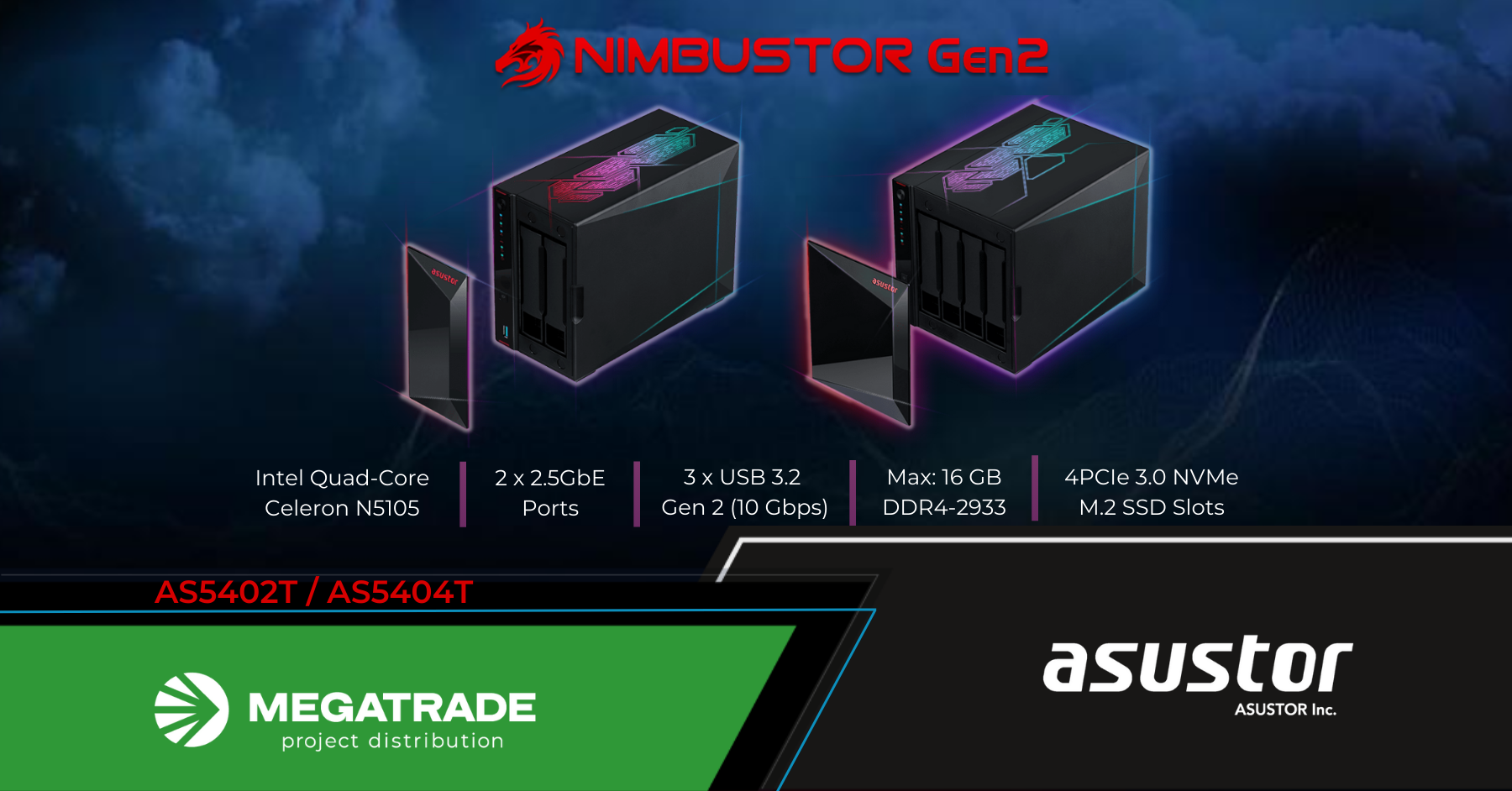 Mережеві сховища від ASUSTOR перевершують очікування контент-кріейторів і стрімерів Mережеві сховища від ASUSTOR перевершують очікування контент-кріейторів і стрімерів