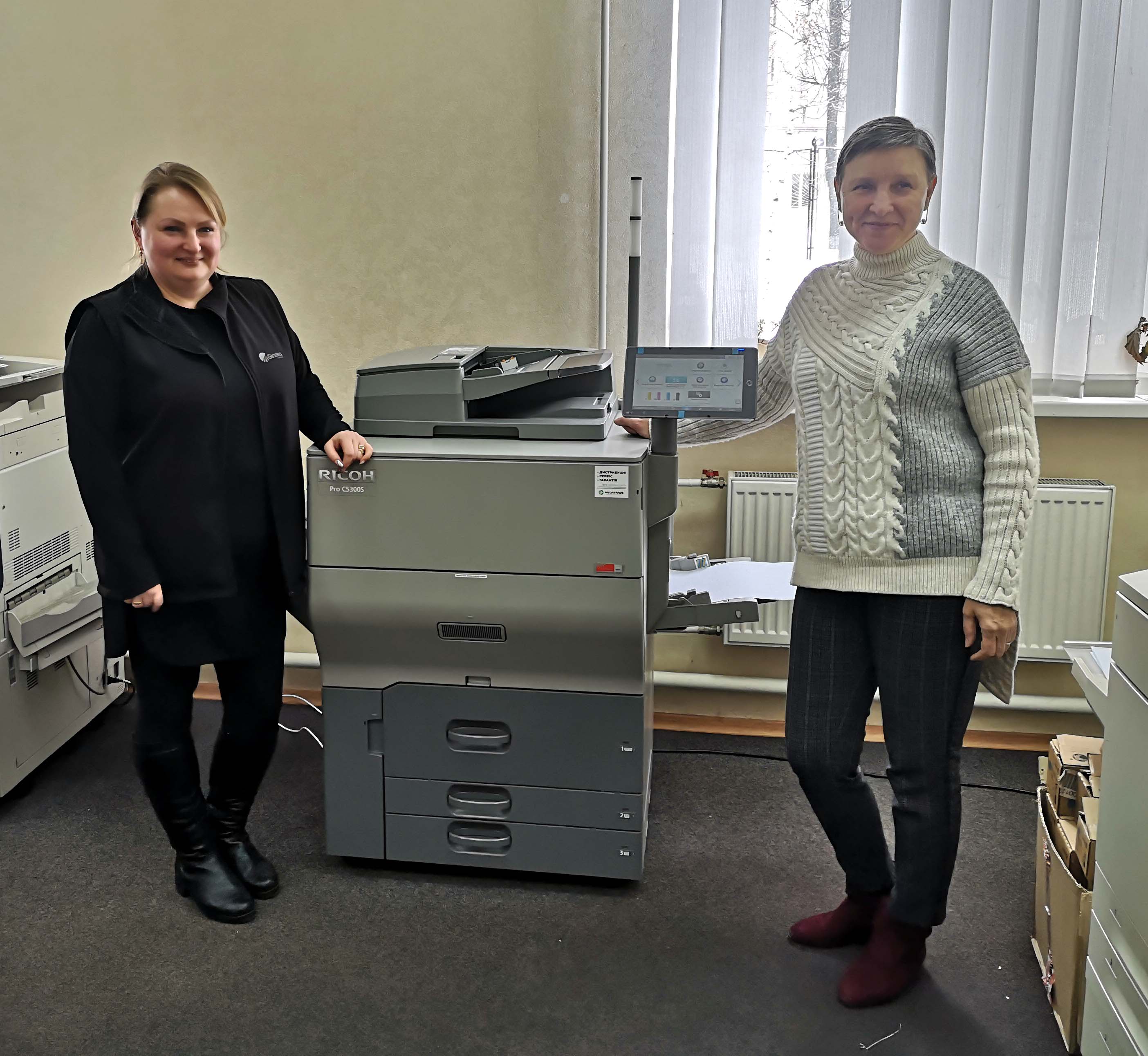 Компанія Мегатрейд здійснила поставку і ввела в експлуатацію цифрову друкарську машину Ricoh Pro C5300S для Сумського державного університету Компанія Мегатрейд здійснила поставку і ввела в експлуатацію цифрову друкарську машину Ricoh Pro C5300S для Сумського державного університету