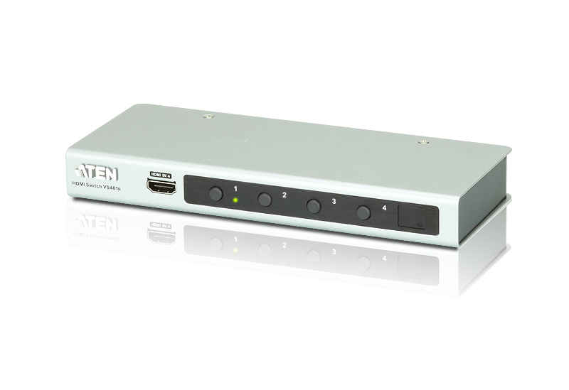 4-портовий HDMI 4К відео KVM перемикач, до 15 м. (24 AWG)