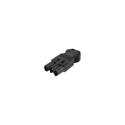 Штекерный разъем QuickConnect 3-х полюсный на кабель, черный (CR0004/14)