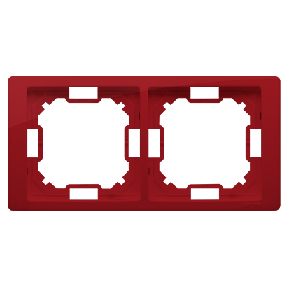 Рамка BASIC Neos 2x, рубиновый (BMRC2/033)