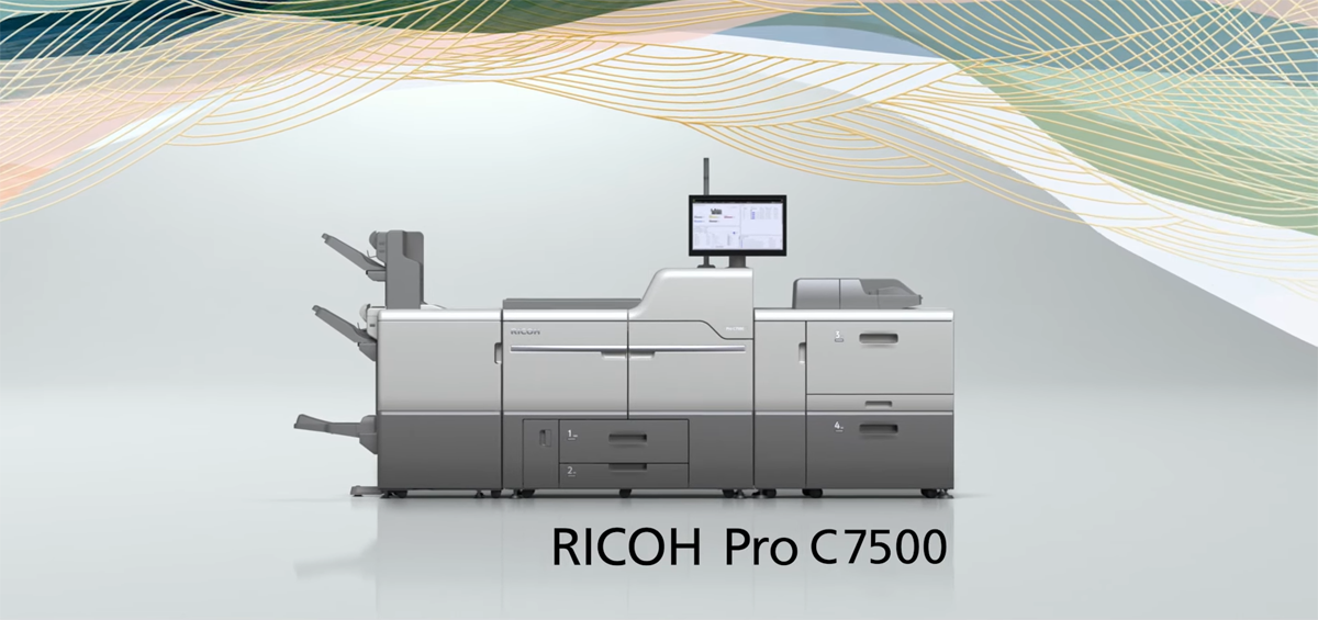 Представляємо п’ятиколірну цифрову друкарську машину нового покоління Ricoh Pro™ C7500