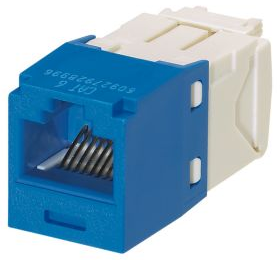 Модуль Mini-Com RJ45 UTP, кат.6, синій (24шт/пак + инструмент)