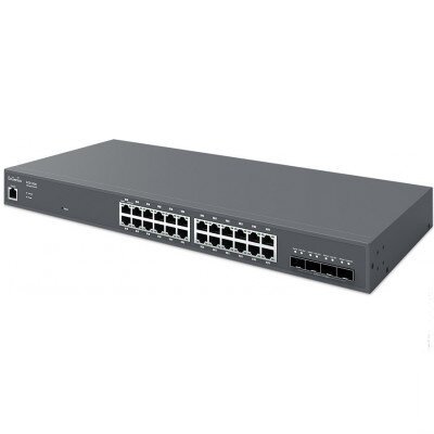 Комутатор EnGenius ECS1528FP Cloud Managed Switch 24-port GbE PoE.af/at(+) 410W 4x10Gb SFP+ L2+ 19i