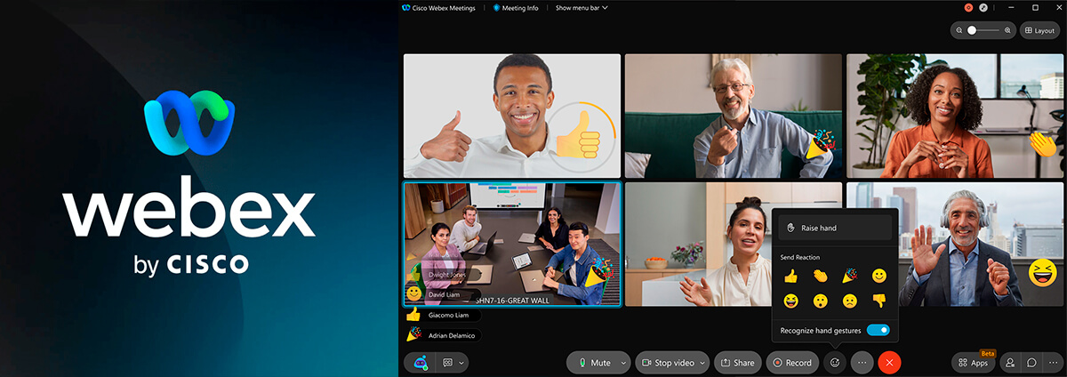 5 причин «ЗА» відеоконференції через Webex App 5 причин «ЗА» відеоконференції через Webex App