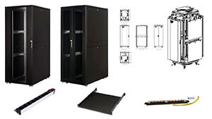 Шафа Lande DYNAmax Server 42U, блок розеток, полиця, комплект заземлення (10 точок) Шафа Lande DYNAmax Server 42U, блок розеток, полиця, комплект заземлення (10 точок)