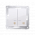 Bимикач Premium хрестовий 2x з підсвіткою, білий (DW7/2L.01/11)
