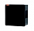 Шафа для обладн. WIFI, 265х122х265 мм, RAL 7016, скл.двері, чорн.